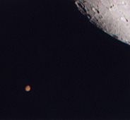 Daytime Moon to Eclipse Mars